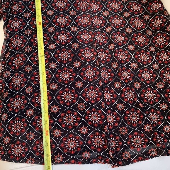 Zag&Rachel Women’s Black Multi Floral Tunic Size L - Picture 7 of 9